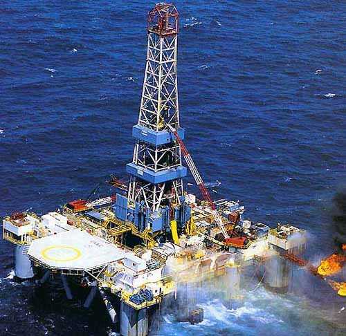 Testing the Semisubmersible Eagle, on the Undan field.